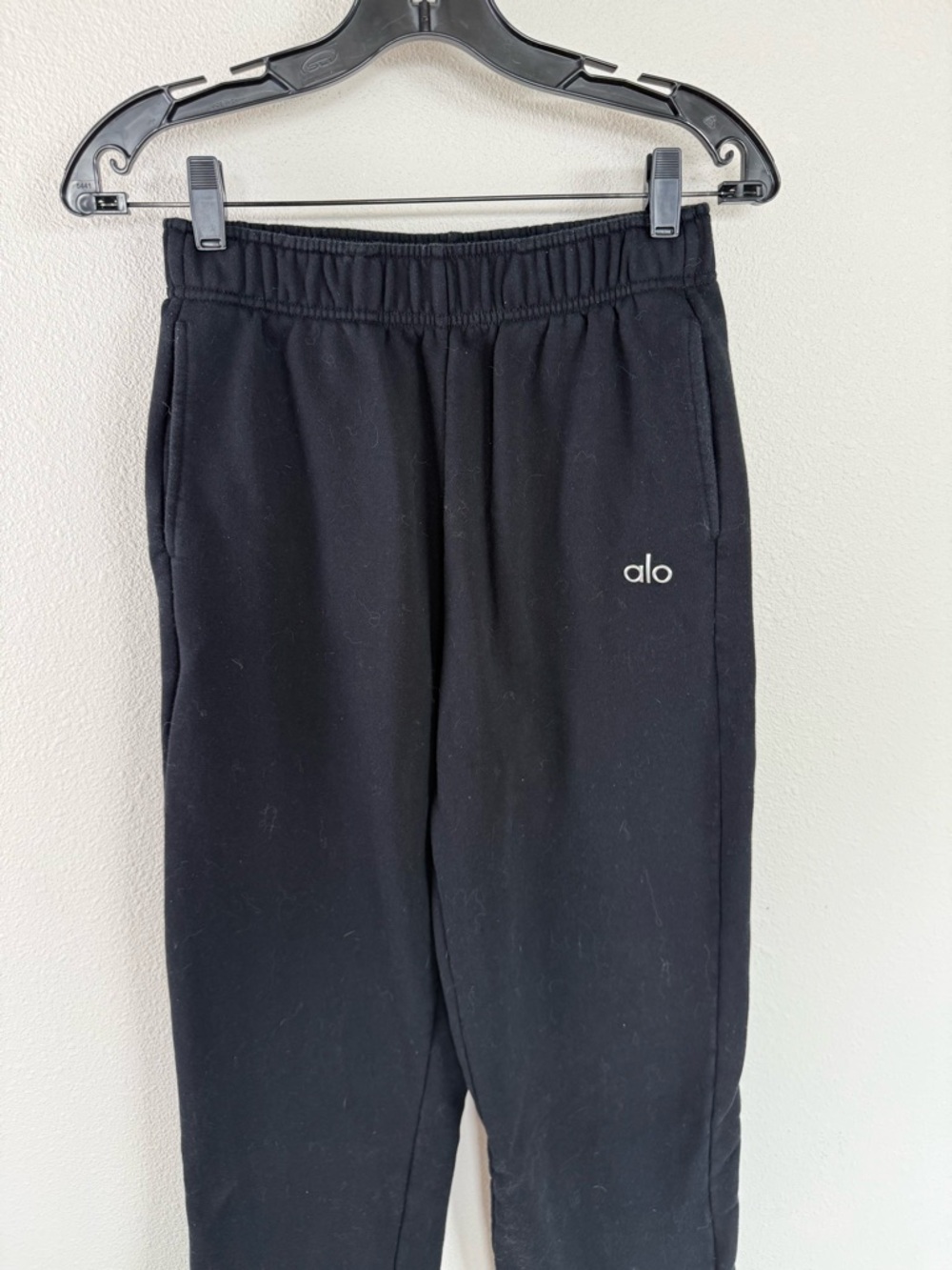 ALO Yoga Accolade Sweatpant Jogger Pant Black Unisex Casual Athleisure Women XS - Picture 5 of 13